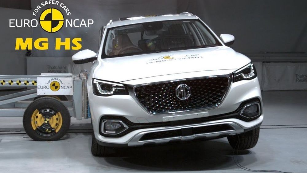 NEW MG HS และ NEW MG ZS EV ไดรบคะแนนดานความปลอดภยสงสดระดบ 5 ดาว