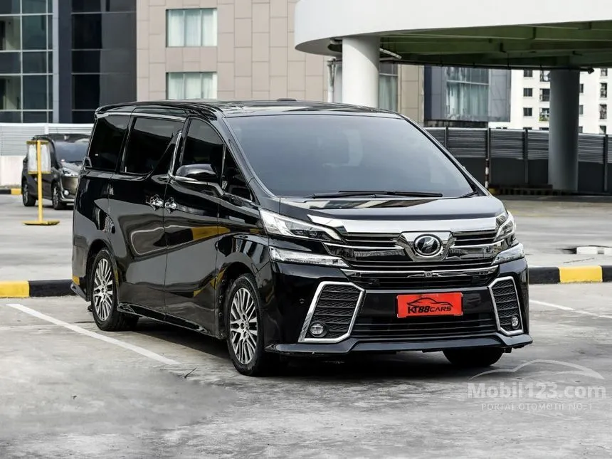 Jual Mobil Toyota Vellfire 2015 ZG 2.5 di DKI Jakarta Automatic Van Wagon Hitam Rp 665.000.000
