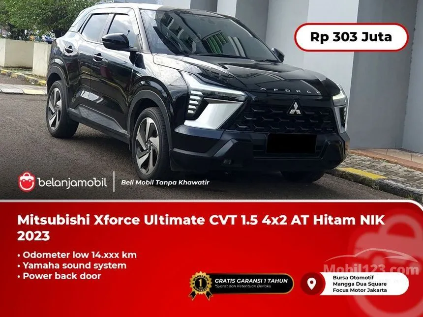 Jual Mobil Mitsubishi XFORCE 2023 Ultimate 1.5 di DKI Jakarta Automatic SUV Hitam Rp 303.000.000