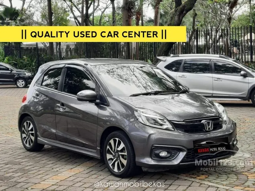 Jual Mobil Honda Brio 2017 RS 1.2 di Banten Automatic Hatchback Abu
