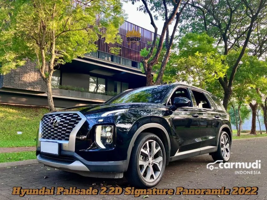 Jual Mobil Hyundai Palisade 2022 Signature 2.2 di Banten Automatic Wagon Hitam Rp 659.000.000