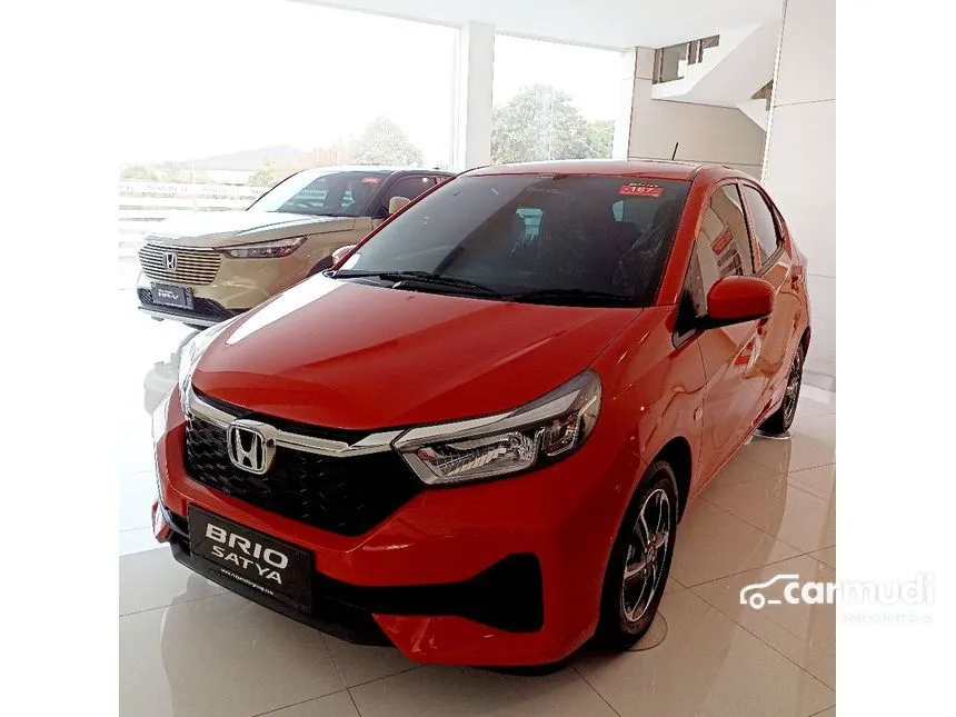 Jual Mobil Honda Brio 2023 E Satya 1.2 di Jawa Barat Automatic Hatchback Merah Rp 178.300.000