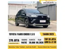 2023 Toyota Yaris Cross 1.5 S SUV Matic Hitam Kondisi Super Bagus Siap pakai
