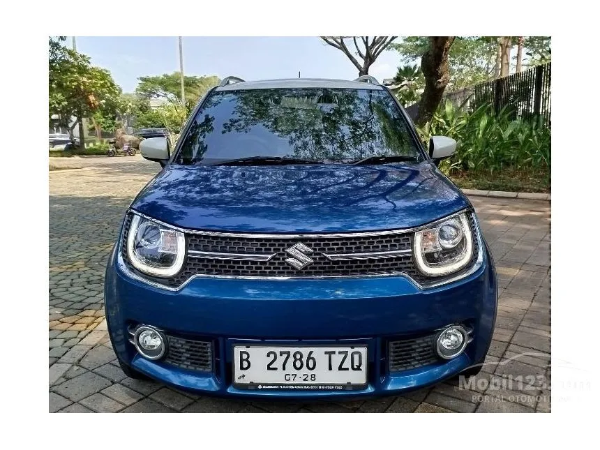 Jual Mobil Suzuki Ignis 2018 GX 1.2 di Banten Automatic Hatchback Biru Rp 118.750.000