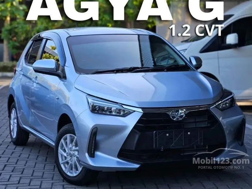 Jual Mobil Toyota Agya 2024 G 1.2 di Banten Automatic Hatchback Silver Rp 160.400.000
