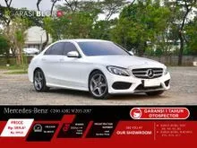 2017 Mercedes-Benz C200 2.0 AMG Line Sedan (Faktur 2018) W205 White on Black Odo 26 Rb (ANTIK) HARGA TERENDAH