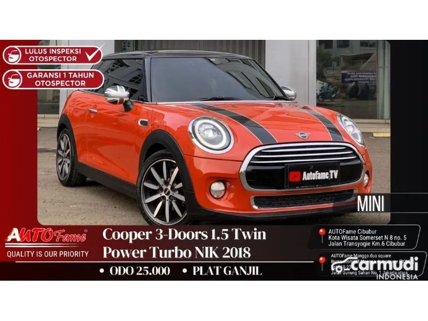 2018 MINI Cooper 3 Door Hatchback