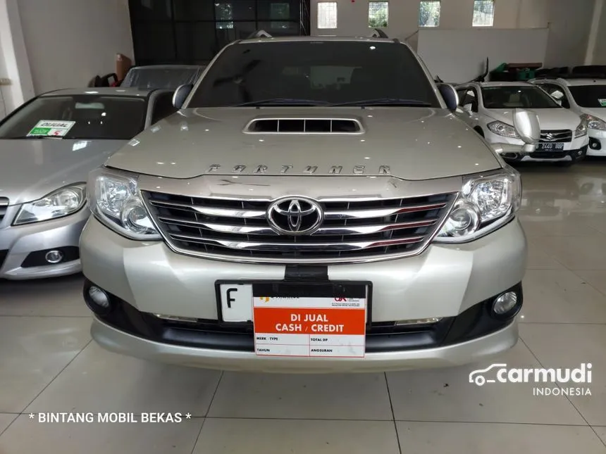 Jual Mobil Toyota Fortuner 2014 G 4X4 (Diesel) 2.5 di Jawa Barat Automatic SUV Silver Rp 265.000.000
