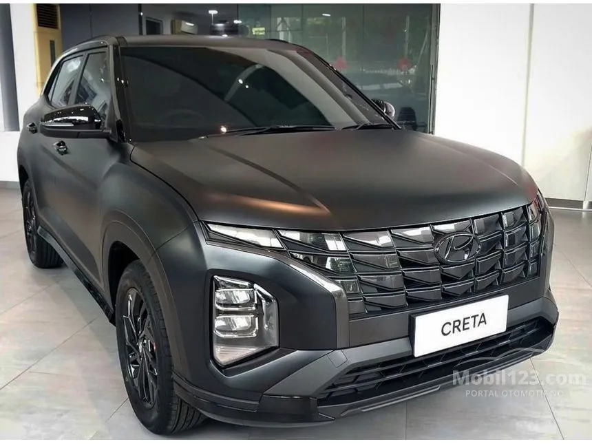 Jual Mobil Hyundai Creta 2024 Alpha 1.5 di Jawa Barat Automatic Wagon Hitam Rp 421.800.000