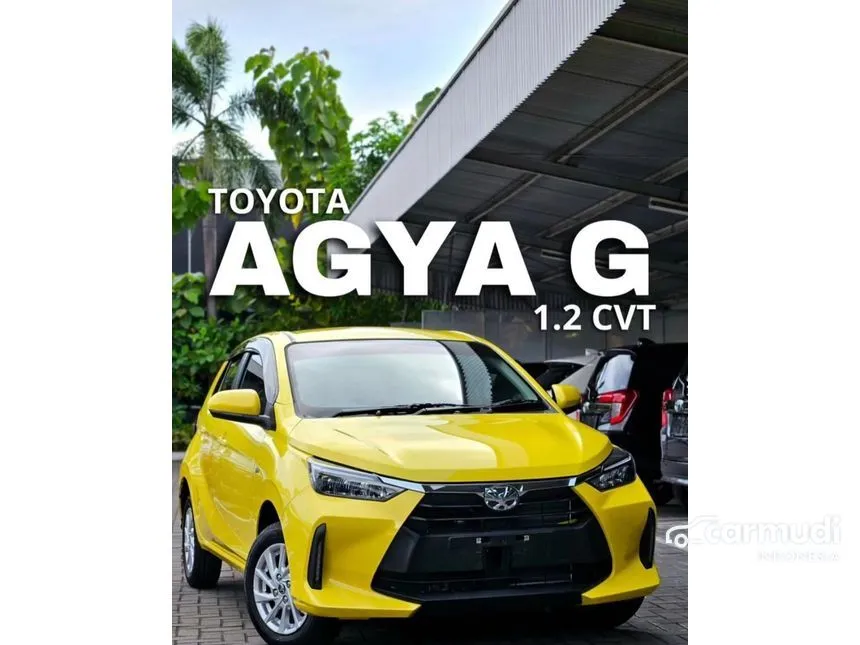 Jual Mobil Toyota Agya 2024 G 1.2 di Jawa Barat Automatic Hatchback Kuning Rp 184.400.000
