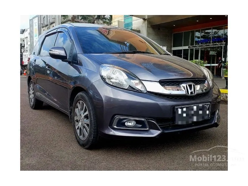 Jual Mobil Honda Mobilio 2015 E Prestige 1.5 di DKI Jakarta Automatic MPV Abu