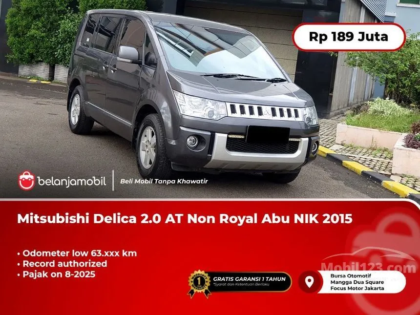 Jual Mobil Mitsubishi Delica 2015 D5 2.0 di DKI Jakarta Automatic Van Wagon Abu