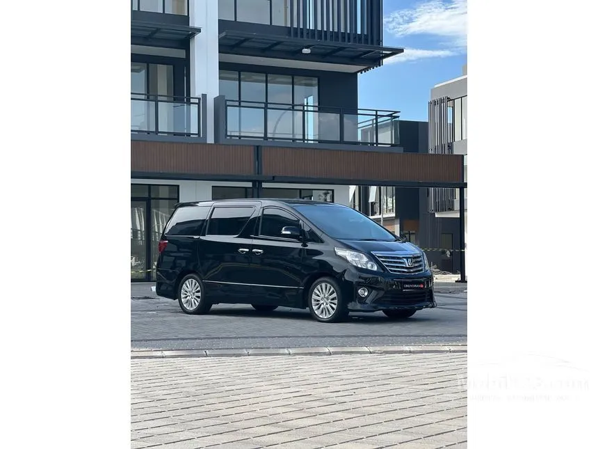 Jual Mobil Toyota Alphard 2012 S 2.4 di Banten Automatic MPV Hitam Rp 239.000.000