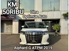 2019 Toyota Alphard 2.5 G MPV, Km Low, Pajak Panjang