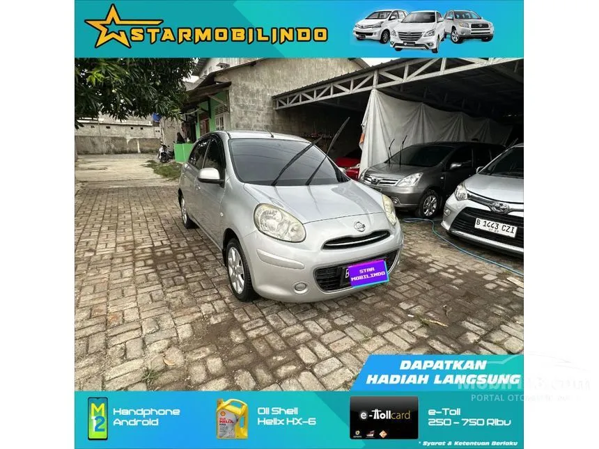 Jual Mobil Nissan March 2011 XS 1.2 di Jawa Barat Automatic Hatchback Silver Rp 70.000.000