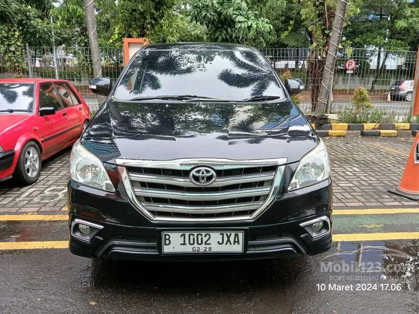 Jual Mobil Toyota Kijang Innova 2015 V 2.0 di Banten Automatic MPV Hitam Rp 199.000.000