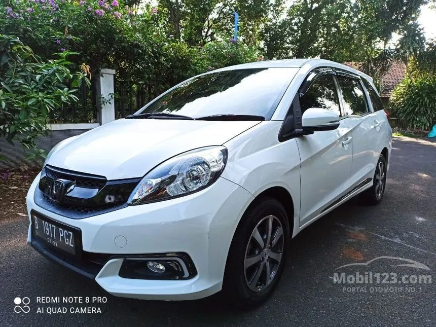 Jual Mobil Honda Mobilio 2016 E 1.5 di DKI Jakarta Automatic MPV Putih Rp 135.000.000