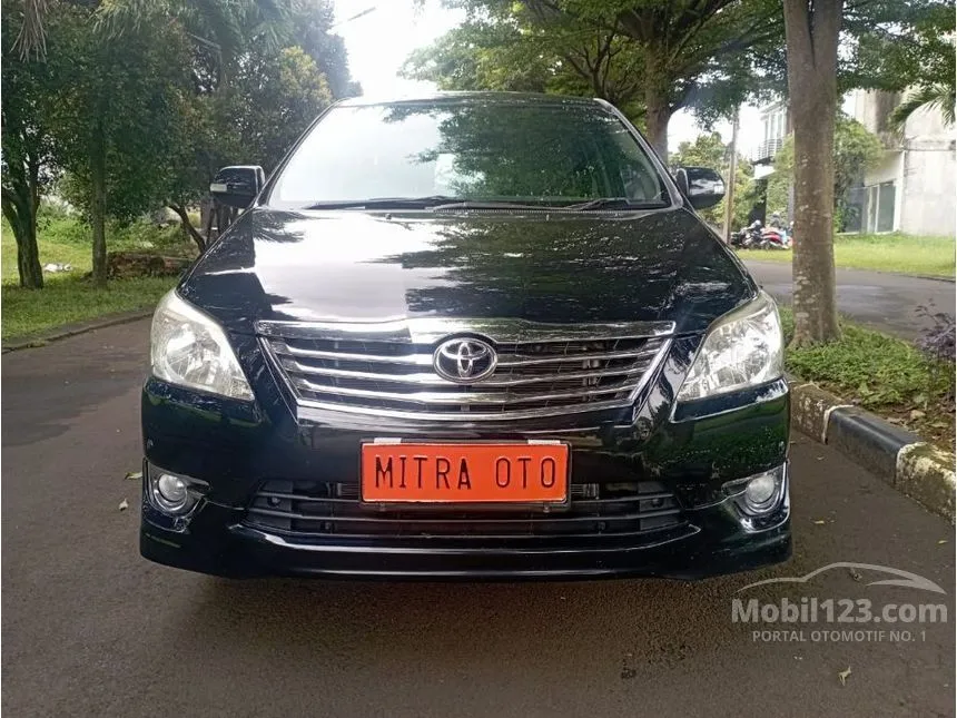 Jual Mobil Toyota Kijang Innova 2012 V Luxury 2.0 di DKI Jakarta Automatic MPV Hitam Rp 163.000.000