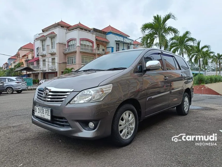 Jual Mobil Toyota Kijang Innova 2013 G 2.0 di DKI Jakarta Manual MPV Abu