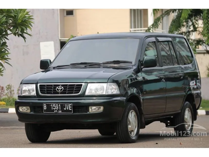 Jual Mobil Toyota Kijang 2002 LGX 1.8 di Banten Automatic MPV Hijau Rp 75.000.000