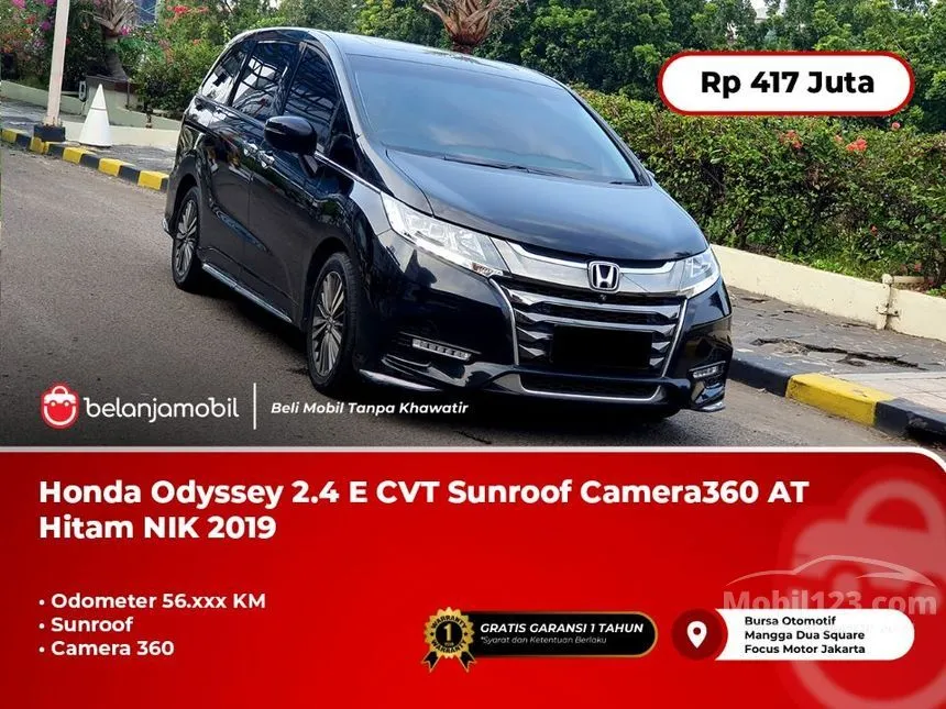 Jual Mobil Honda Odyssey 2019 2.4 di DKI Jakarta Automatic MPV Hitam Rp 417.000.000