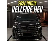 2024 Toyota Vellfire 2.5 HEV Executive Lounge VIP Type MPV Black on Saddle Tan Hybrid ATPM Hitam