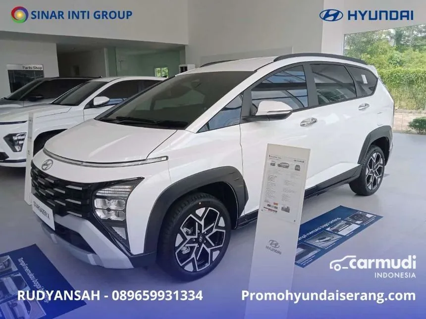 Jual Mobil Hyundai Stargazer X 2024 Prime 1.5 di Banten Automatic Wagon Putih Rp 270.900.000