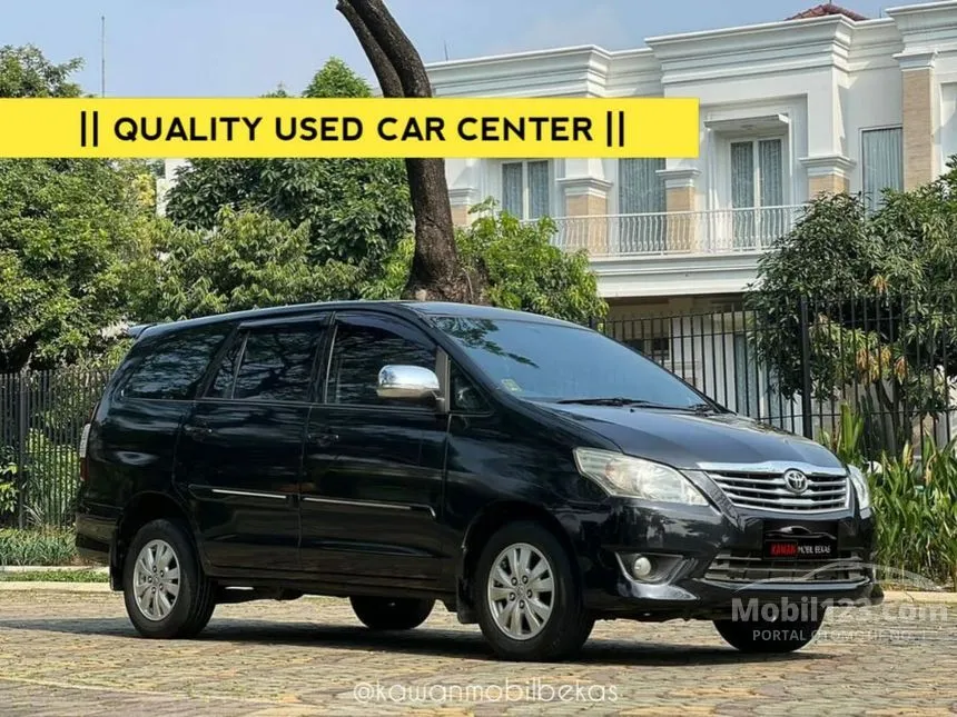 Jual Mobil Toyota Kijang Innova 2013 G 2.5 di Banten Automatic MPV Hitam Rp 215.000.000