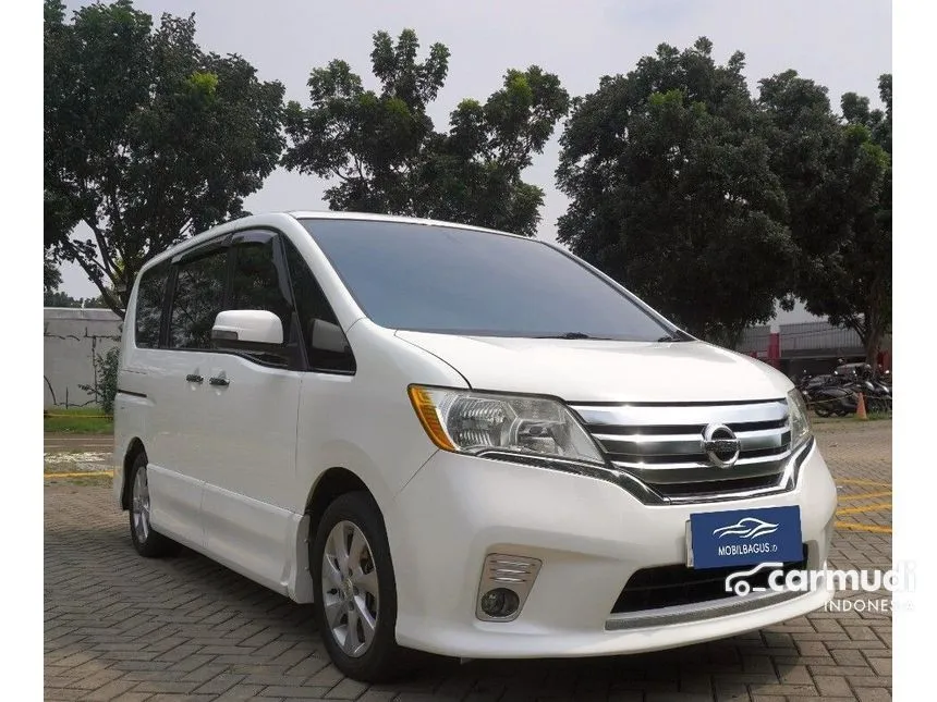 Jual Mobil Nissan Serena 2013 Highway Star 2.0 di DKI Jakarta Automatic MPV Putih Rp 139.000.000