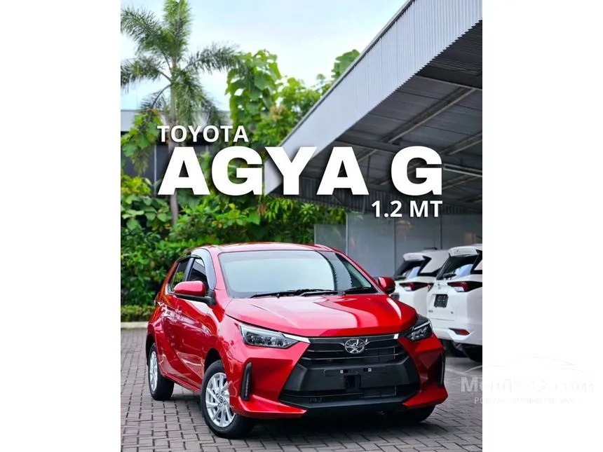Jual Mobil Toyota Agya 2024 G 1.2 di Jawa Barat Manual Hatchback Merah Rp 162.400.000