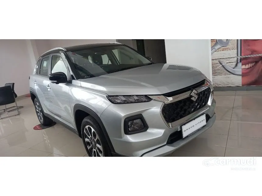 Jual Mobil Suzuki Grand Vitara 2024 MHEV GX Two Tone 1.5 di Banten Automatic SUV Silver Rp 322.999.900