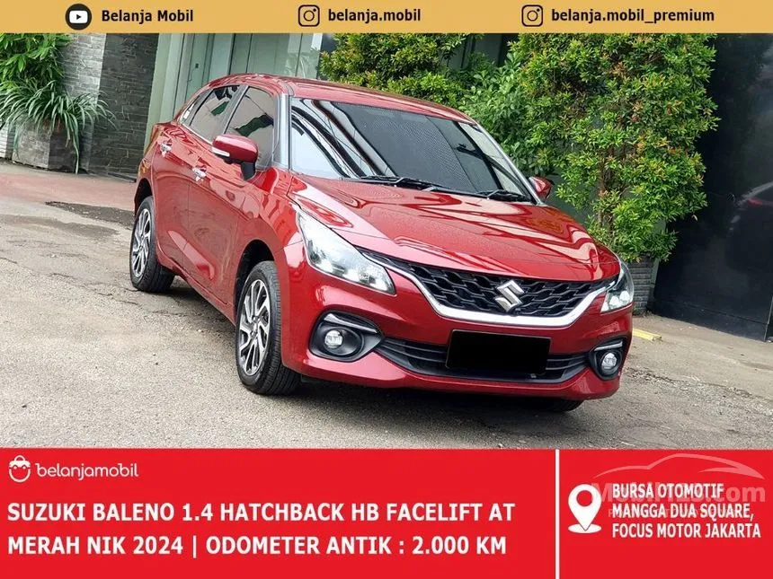 Jual Mobil Suzuki Baleno 2024 1.5 di DKI Jakarta Automatic Hatchback Merah Rp 225.000.000