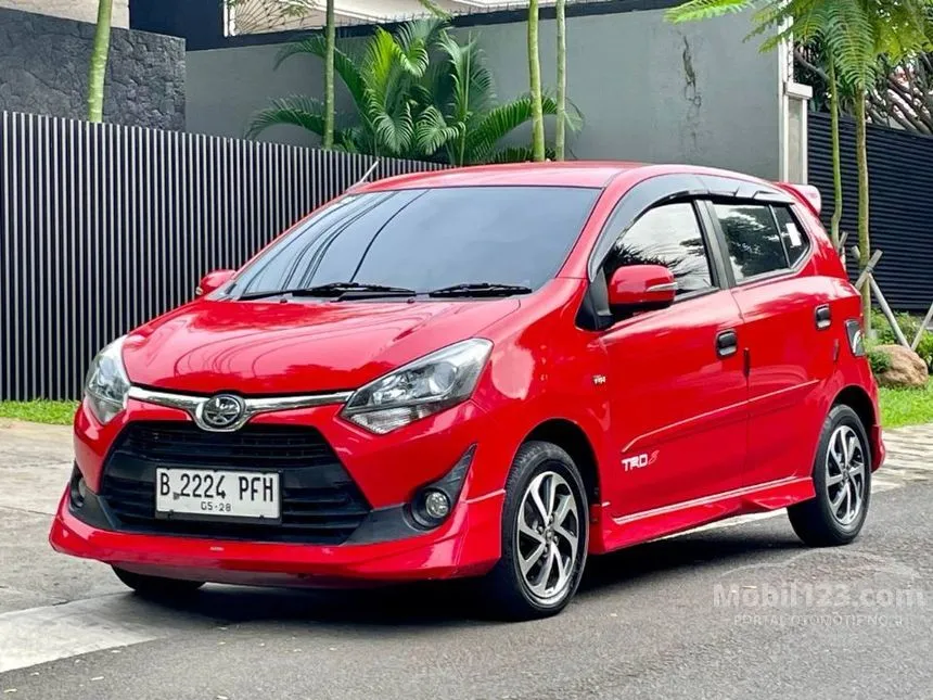 Jual Mobil Toyota Agya 2018 TRD 1.2 di DKI Jakarta Automatic Hatchback Merah Rp 118.000.000