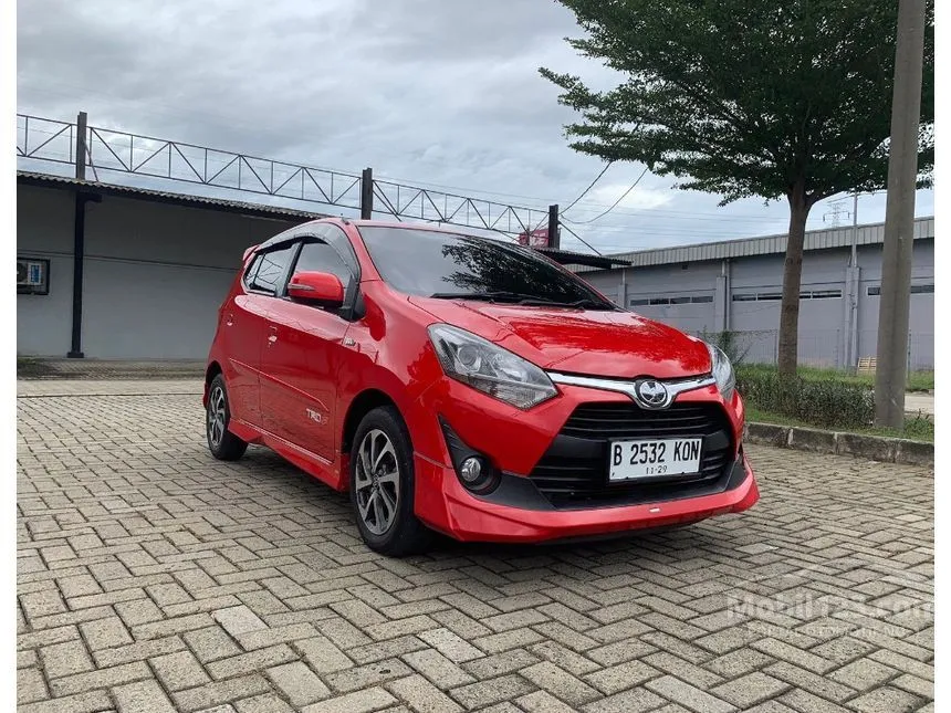 Jual Mobil Toyota Agya 2019 TRD 1.2 di Banten Automatic Hatchback Merah Rp 1.120.000.000