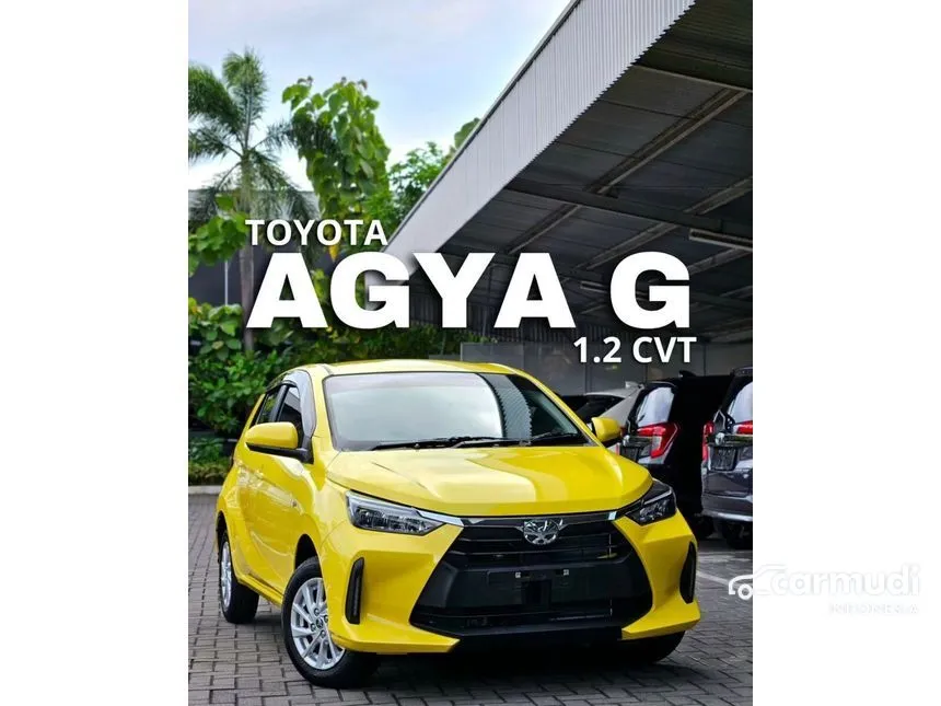 Jual Mobil Toyota Agya 2024 G 1.2 di DKI Jakarta Automatic Hatchback Kuning Rp 10.000.000