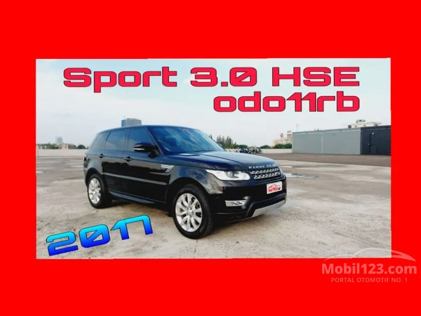 Jual Mobil Land Rover Range Rover Sport 2017 HSE 3.0 di DKI Jakarta Automatic SUV Hitam Rp 1.200.000.000