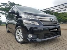 VELLFIRE V 2.4 AT 2012 PREMIUM SOUND 18 SPEAK PDB
