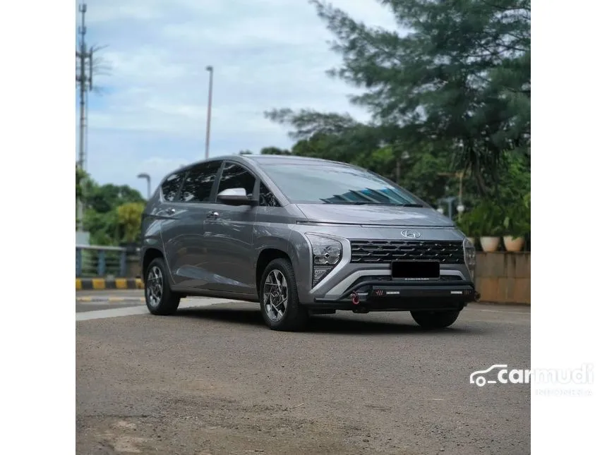 Jual Mobil Hyundai Stargazer 2023 Prime 1.5 di DKI Jakarta Automatic MPV Abu