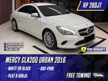 2016 Mercedes-Benz CLA200 1.6 Urban Coupe White on Black Putih Mercy CLA 200