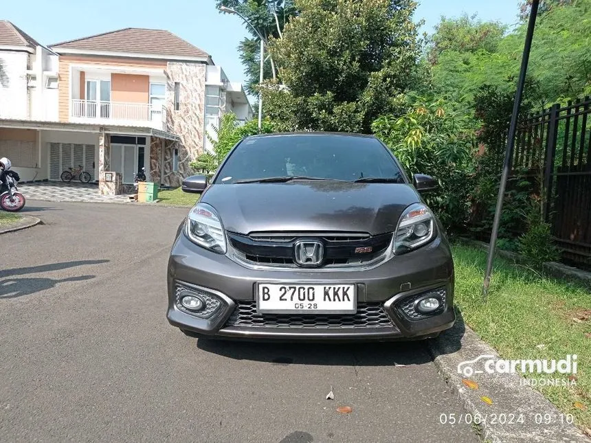 Jual Mobil Honda Brio 2018 RS 1.2 di Jawa Barat Automatic Hatchback Abu
