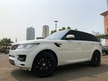 RANGE ROVER SPORT 3.0 BENSIN 2014 WHITE ON SADDLE BROWN TDP 400JT