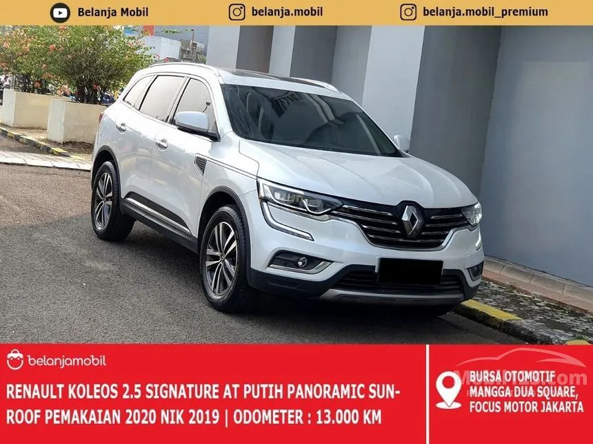 Jual Mobil Renault Koleos 2019 Signature 2.5 di DKI Jakarta Automatic SUV Putih Rp 258.000.000