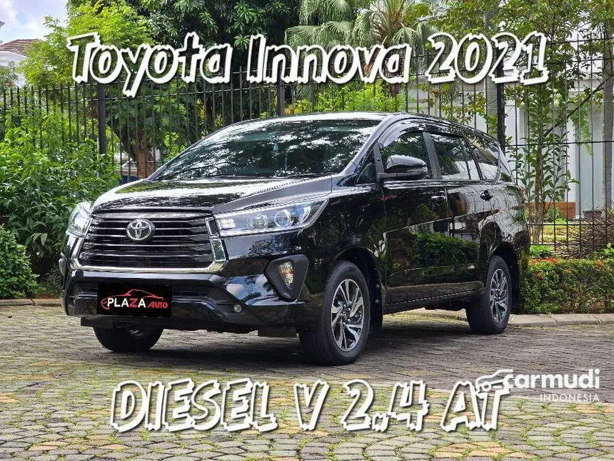Jual Mobil Toyota Kijang Innova 2021 V 2.4 di Banten Automatic MPV Hitam Rp 346.000.000