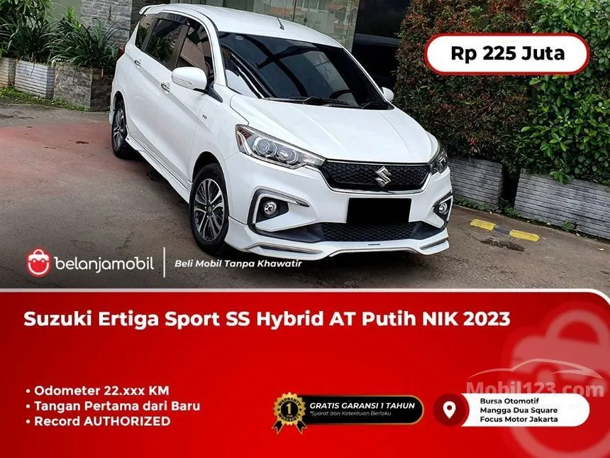 Jual Mobil Suzuki Ertiga 2023 Hybrid SS 1.5 di DKI Jakarta Automatic MPV Putih Rp 225.000.000