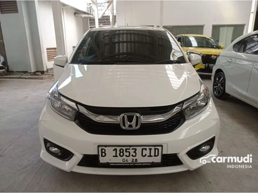Jual Mobil Honda Brio 2023 E Satya 1.2 di Banten Automatic Hatchback Putih Rp 165.000.000