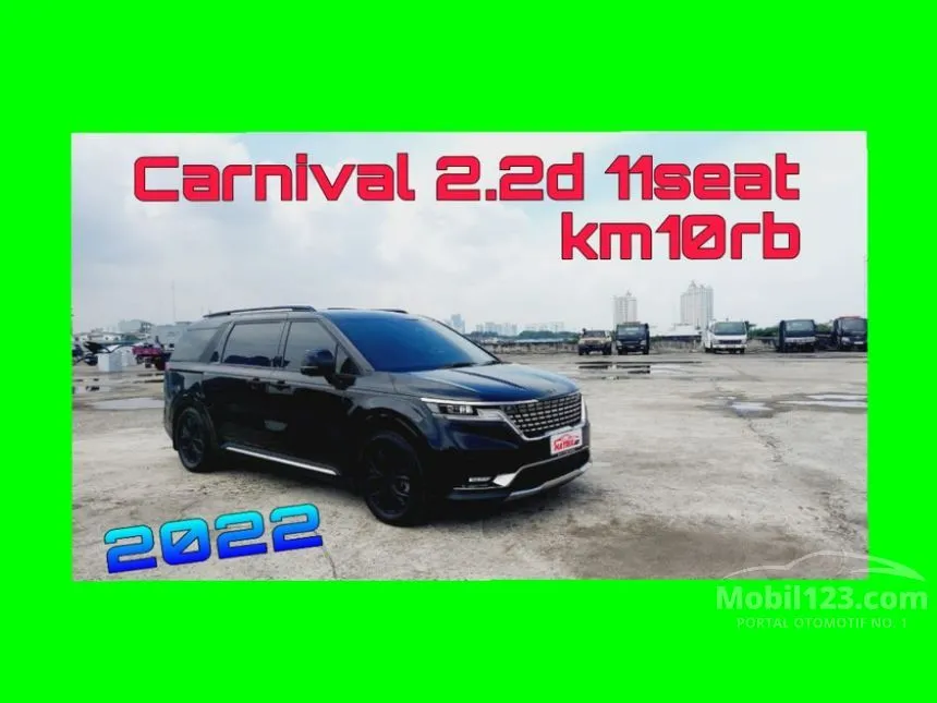 Jual Mobil KIA Carnival 2022 CRDi Premiere 2.2 di DKI Jakarta Automatic MPV Hitam Rp 635.000.000