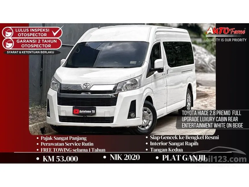 2020 Toyota Hiace Premio Van
