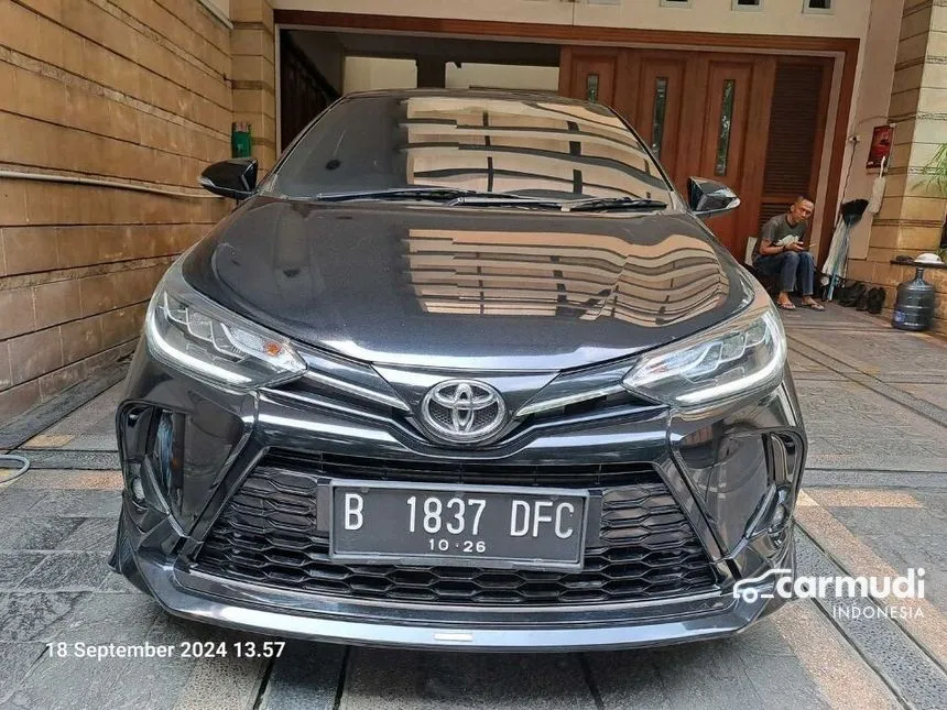 Jual Mobil Toyota Yaris 2021 S GR Sport 1.5 di Jawa Barat Automatic Hatchback Hitam Rp 224.000.000