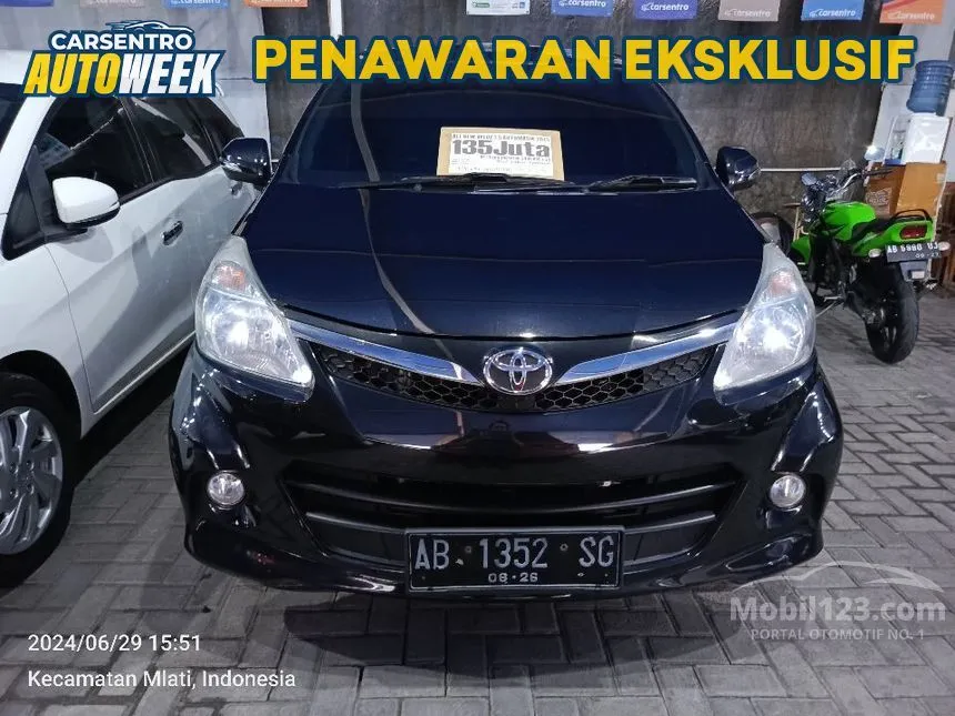 Jual Mobil Toyota Avanza 2015 Veloz 1.5 di Yogyakarta Automatic MPV Hitam Rp 135.000.000