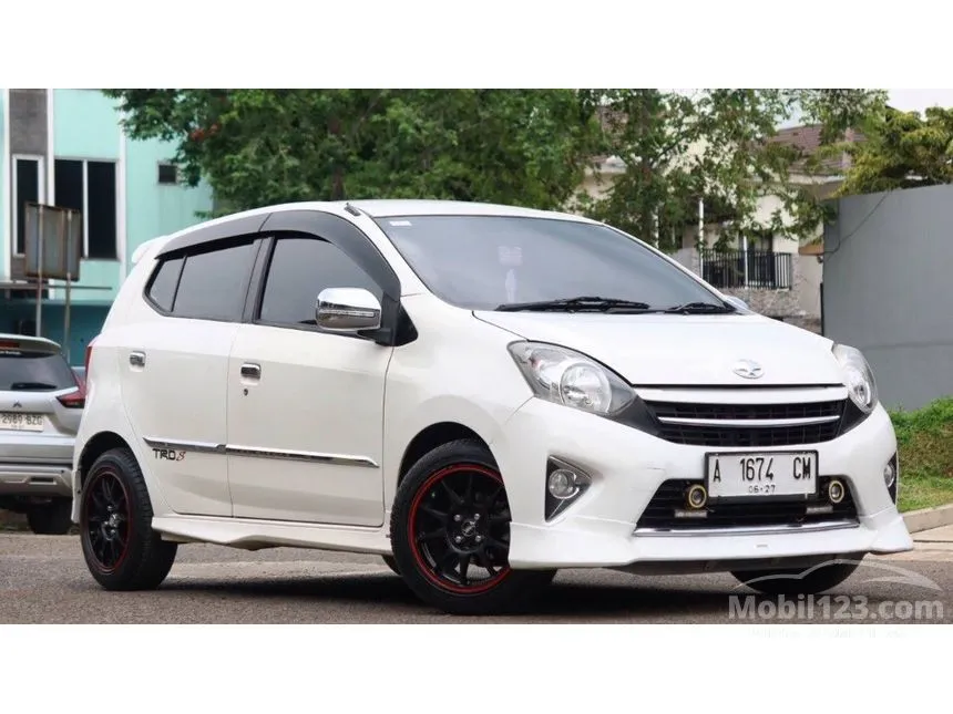 Jual Mobil Toyota Agya 2014 TRD Sportivo 1.0 di Banten Automatic Hatchback Putih Rp 90.000.000